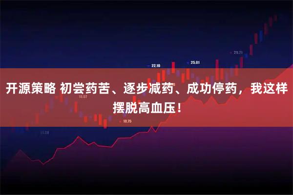 开源策略 初尝药苦、逐步减药、成功停药，我这样摆脱高血压！