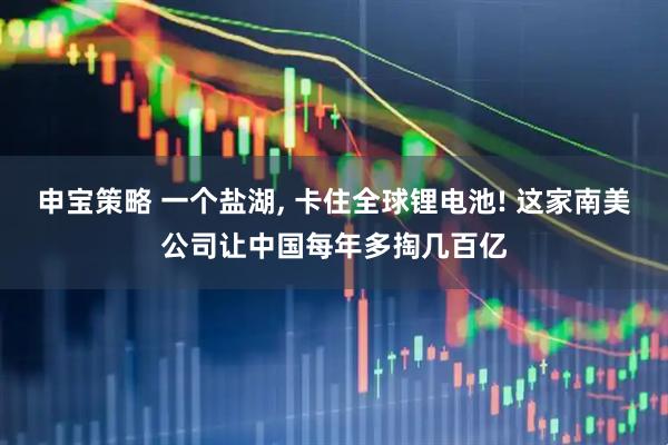 申宝策略 一个盐湖, 卡住全球锂电池! 这家南美公司让中国每年多掏几百亿
